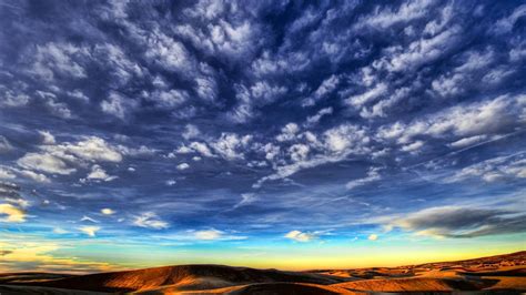 Sky Cloud Blue Clouds Hills Desert Nature Free Hd 323828 Filetobackup
