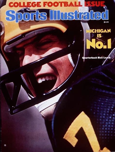 Michigan Qb Rick Leach, 1976 College Football Preview Sports ...