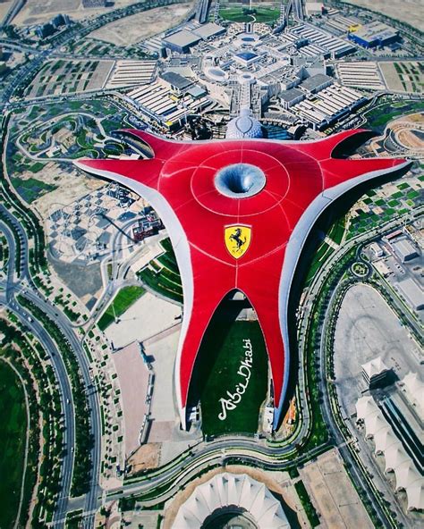 Ferrari World Abu Dhabi Futuristic Architecture Amazing Architecture