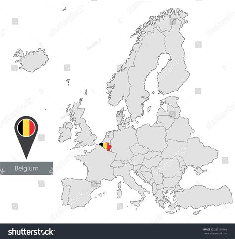 This map shows a combination of political and physical belgium locations: Belgium Location In Europe Map