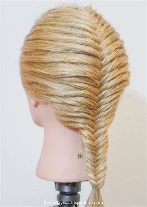 How To French Fishtail Braid Everyday Hair Inspiration