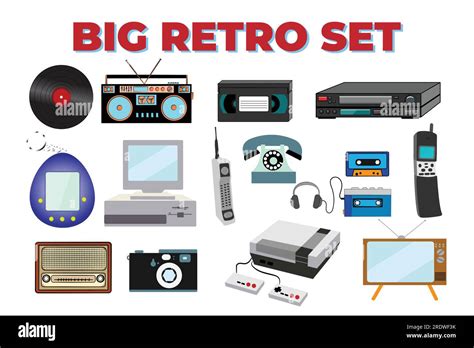 Set Of Old Retro Vintage Isometry Tech Electronics Cassette Audio Tape