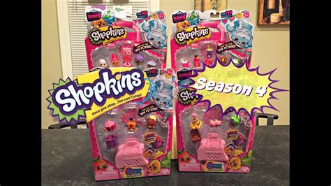 Shopkins Season 4 Unboxing 12pks And 5pks Toy Review Moose Toys