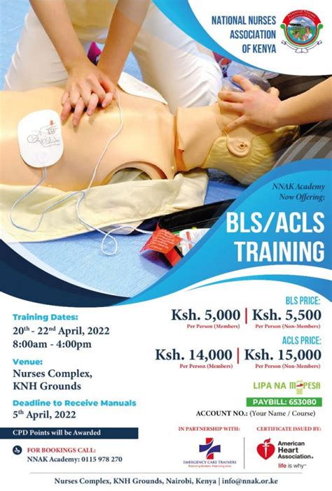 Blsacls Training National Nurses Association Of Kenya