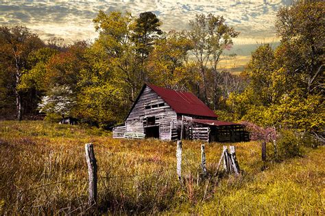 Old Barn In Autumn Photograph By Debra And Dave Vanderlaan Pixels