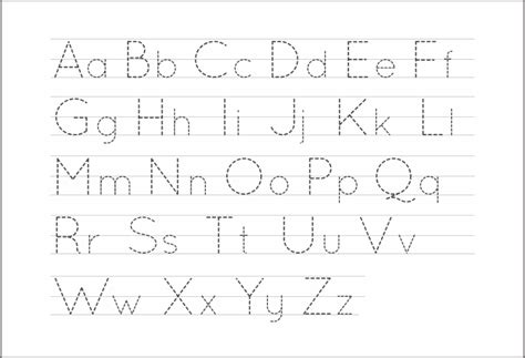 10 Best Free Printable Alphabet Tracing Letters B00