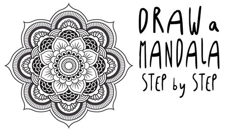 How To Draw A Mandala Step By Step For Beginners Easy Youtube