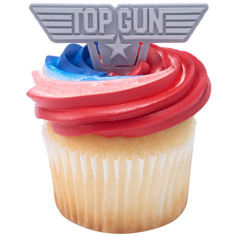 Cake Toppers Top Gun Cupcake Picks