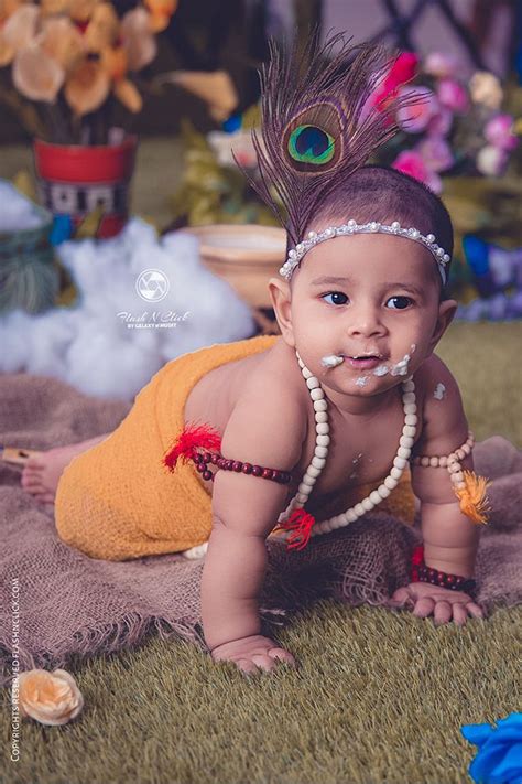 Baby Krishna Photoshoot | Janmashtami Pictures in 2021 | Newborn baby 
