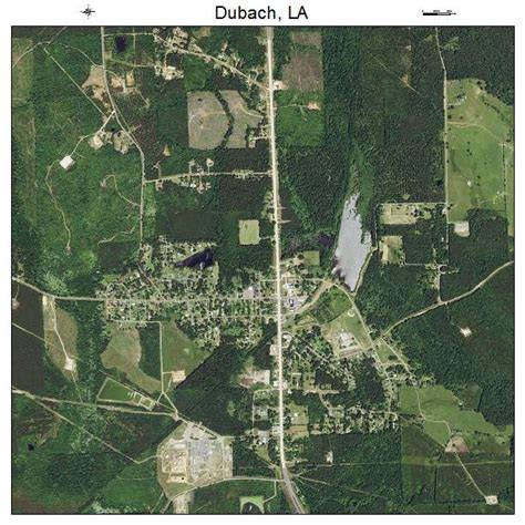 Aerial Photography Map Of Dubach La Louisiana