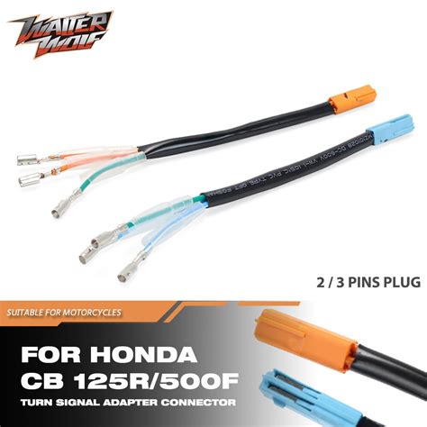 Motorcycle Turn Signal Wire Adapter Plug Connector For HONDA CB500F