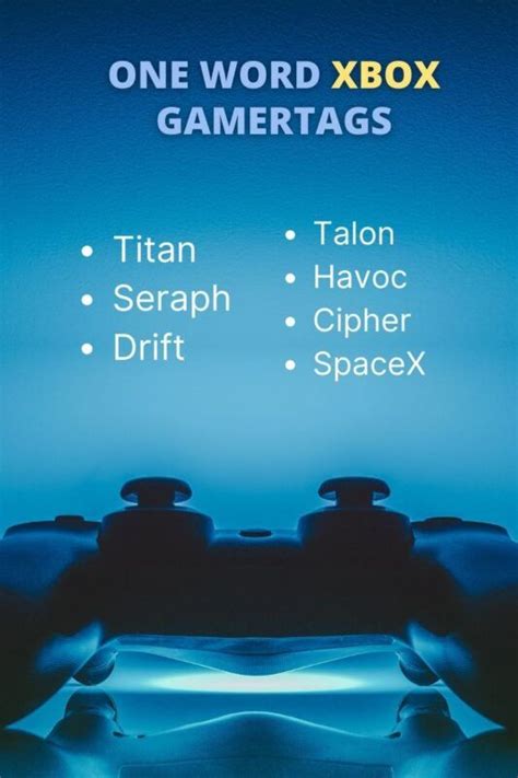 330 Creative Xbox Names For Passionate Gamers Brand Peps Xbox Xbox