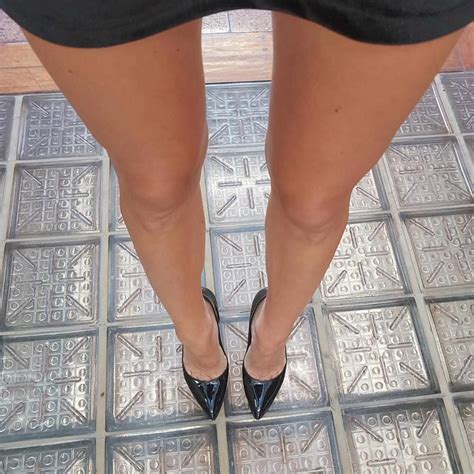 black patent pumps toe cleavage and long legs fun heels girls heels womens heels