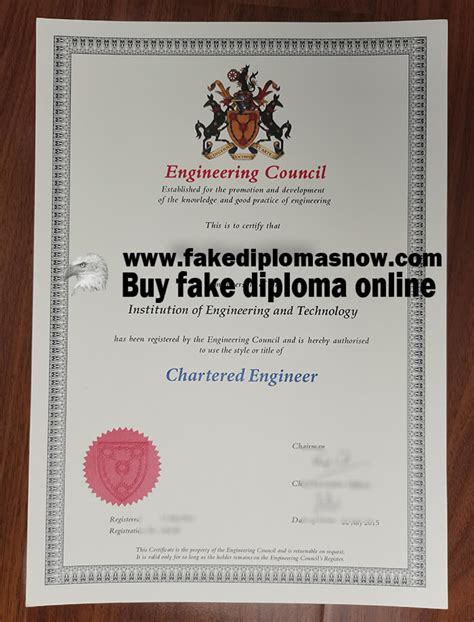 How To Buy Fake Engineering Council Chartered Engineer Certificate