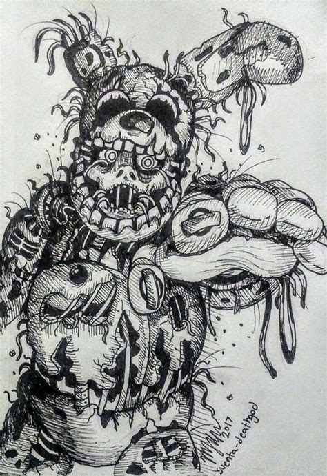 Springtrap Drawing At Explore Collection Of