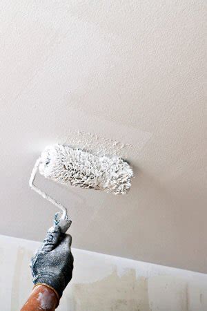 The health risks of inhaled asbestos are now well. How To: Paint a Popcorn Ceiling | Covering popcorn ceiling ...