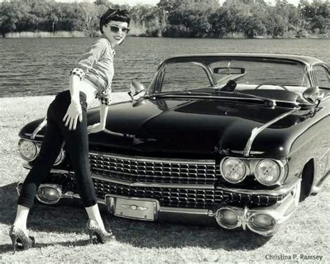 Classic Cadillac Pretty Girl Cadillacstandard Of The World