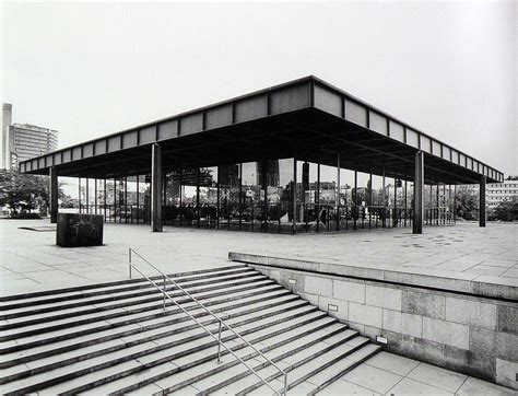 1962 68 Galeria Narodowa Berlin Mies Van Der Rohe Dach Wsparty