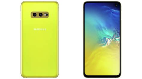 High Resolution Galaxy S10e Images In Canary Yellow Show Up Once Again