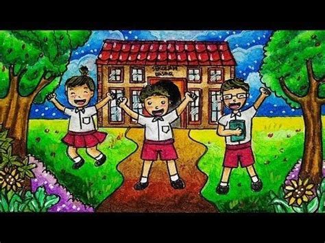 Contoh Gambar Bercerita Untuk Anak Sd - Judul Soal