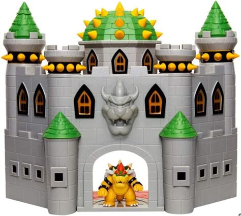 Super Mario Deluxe Bowser Castle Playset With 5 Super Mario Figures
