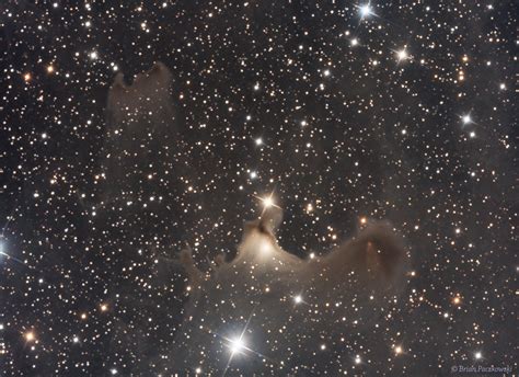 The Ghost Nebula Sh2 136 Rastrophotography