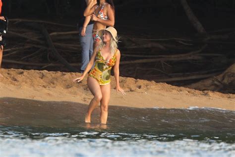 Katy Perry Stuns In Sexy Swimsuit On Set Of New Music Video