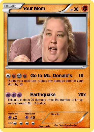 Pokémon Your Mom 593 593 Go To Mc Donald S My Pokemon Card