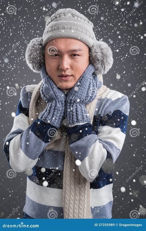 Nippy Weather Stock Image Image Of People Asian Portrait 37255989