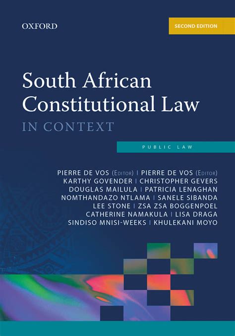 South African Constitutional Law In Context 2nd Edition Sherwood Books