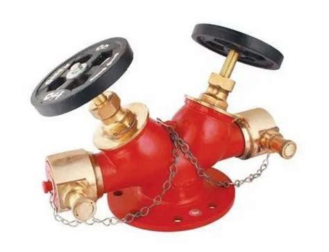 Gunmetal Double Headed Hydrant Valve For Fire Hose Size 100nb