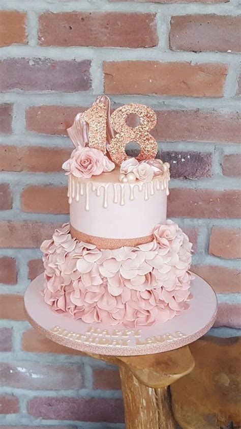18th Birthday Cake For Girls Birthday Cake Roses Sweet 16 Birthday