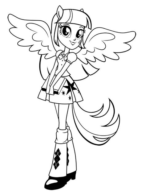 Supercoloring.com is a super fun for all ages: Twilight Sparkle coloring pages. Download and print ...