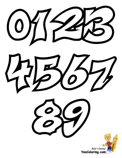 Tipos De Numeros Graffiti Listas Para Personalizar Y Compartir En