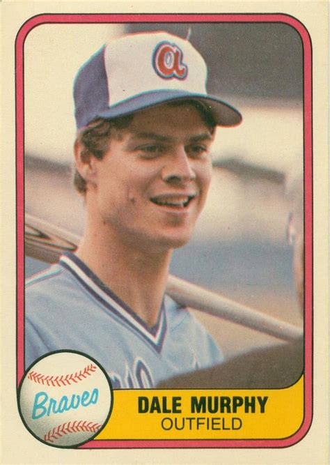 The 1977 topps dale murphy rookie card is still extremely affordable, despite his status as one of the most accomplished players of the 1980s. Dale Murphy - OF | Atlanta braves baseball, Braves baseball, Baseball cards