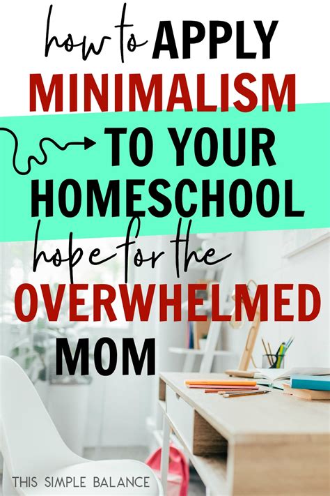 Minimalist Homeschooling For The Overwhelmed Homeschool Mom This