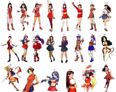 Athena Through All Kof Ages The King Of Fighters King Of Fighters Fighter Athena