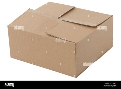Closed Cardboard Box Packing For Transportation Stock Photo Alamy