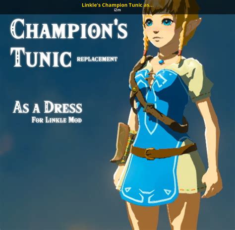 linkle s champion tunic as a dress [the legend of zelda breath of the wild wiiu ] [mods]
