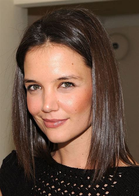 15 Katie Holmes Hairstyles From Long To Short And Back Again Katie Holmes Hair Bob Hairstyles