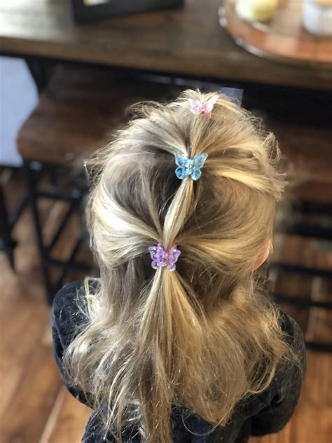 Butterfly Clip Girls Hair Butterfly Hair Clip Butterfly Hairstyle
