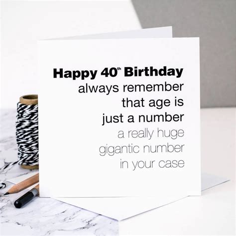 What To Write In A 40th Birthday Card For A Girl Printable Templates
