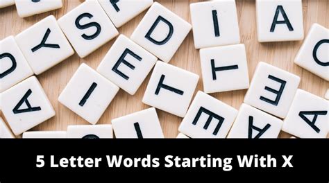 5 Letter Words Starting With X Mrguider