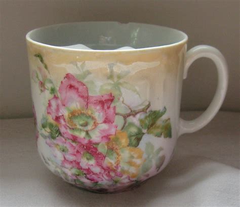 Vintage Shaving Mug Wild Roses 1920s