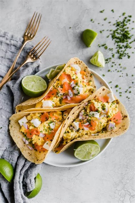 Smoked salmon is a classic breakfast for those days when your palate is feeling more refined and healthy than waffles and sausage allow. Smoked Salmon Breakfast Tacos | Recipe | Smoked salmon breakfast, Salmon breakfast, Breakfast tacos