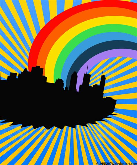 Rainbow City By Gunnshow On Deviantart
