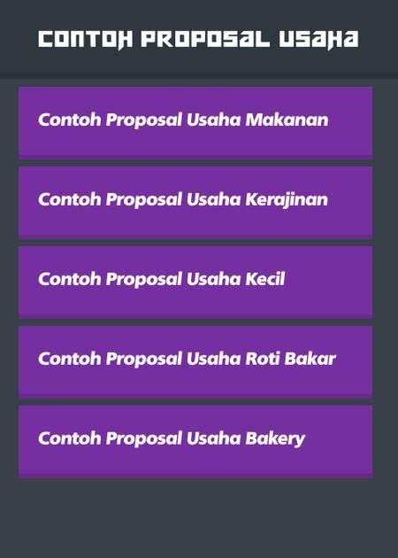Contoh Proposal Makanan Kue Delinews Tapanuli