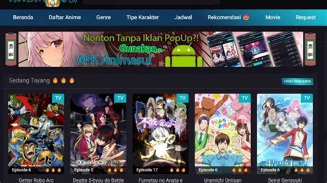 Download Animasunet Terbaru Nonton Anime Streaming Lengkap Sub Indo