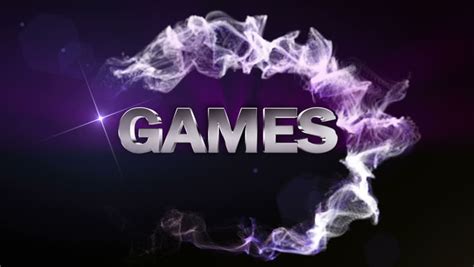 Can someone help me with this? Games Text in Particle (double Stock Footage Video (100% ...