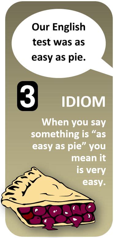 Idiom Quiz Easy As Pie Congrat All Things Topics Idioms Quiz Word Bank